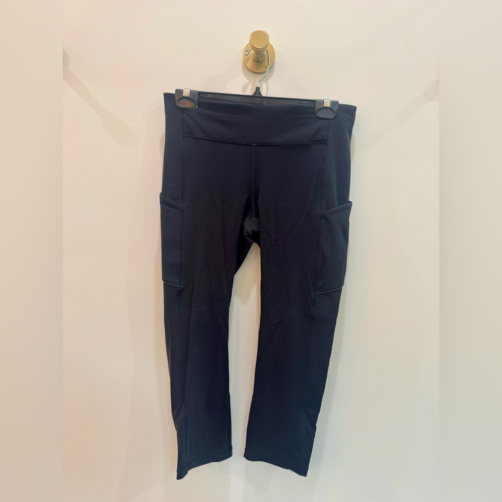 Lulu black Leggings with Side Pockets